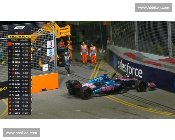 赛道惊变:看台拉塞尔怒指赛车 “是我的车”